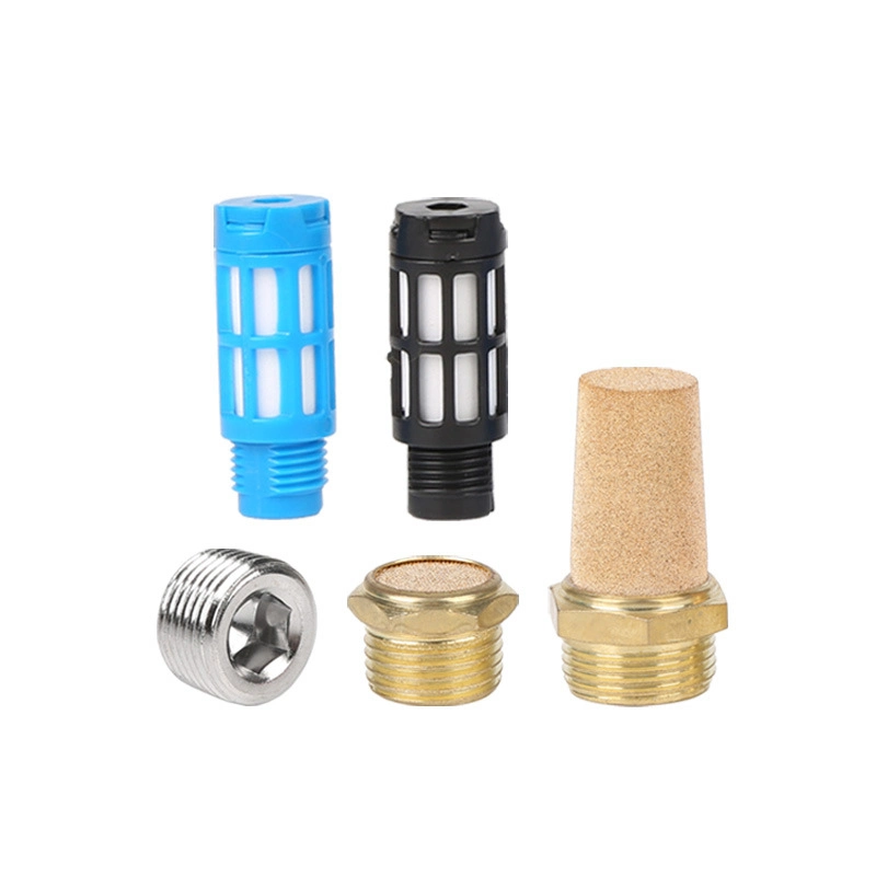 Sintered Powder Metal Parts Bronze Brass Pneumatic Exhaust Muffler Pneumatic Fittings